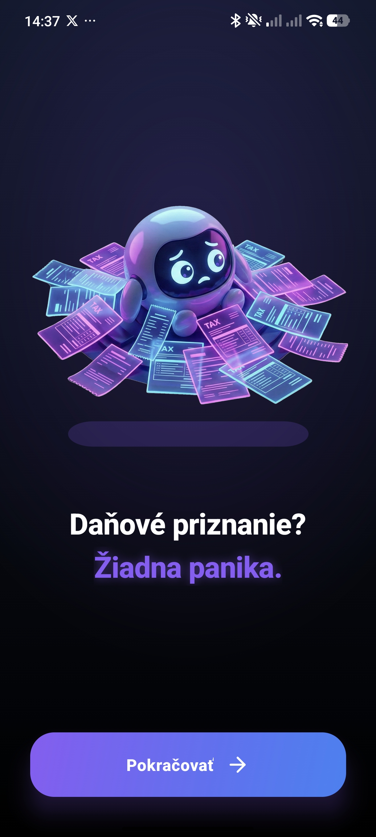 Tax App Screen