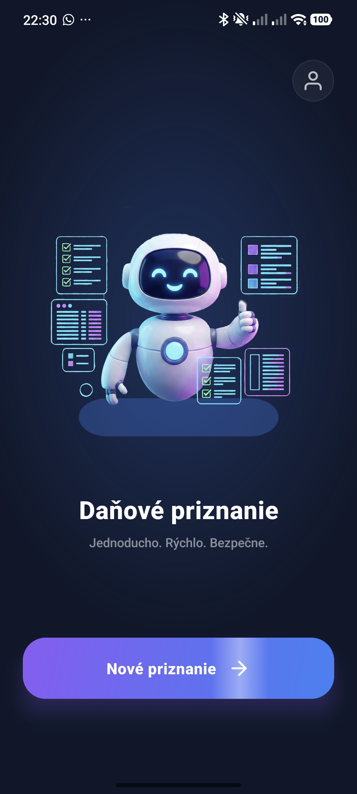 Tax App Screen